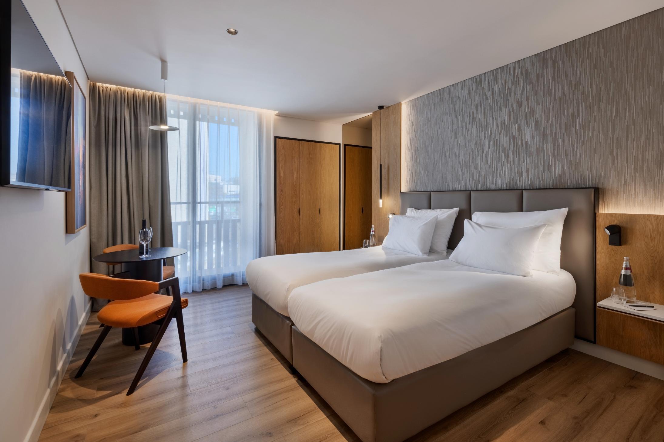 Rooms at the SkyLine Hotel