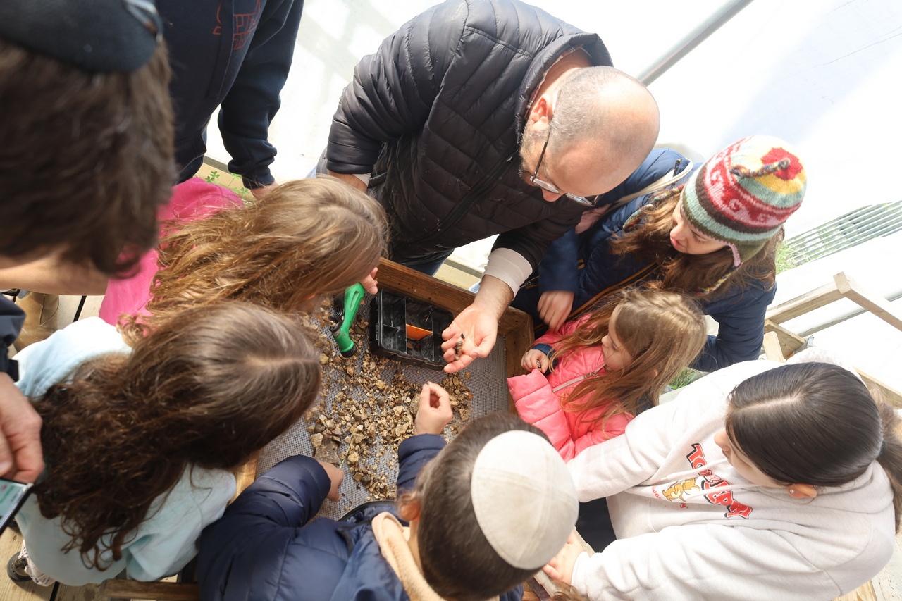 צילום של חוויה ארכיאולוגית לכל המשפחה: סינון עפר מהר הבית