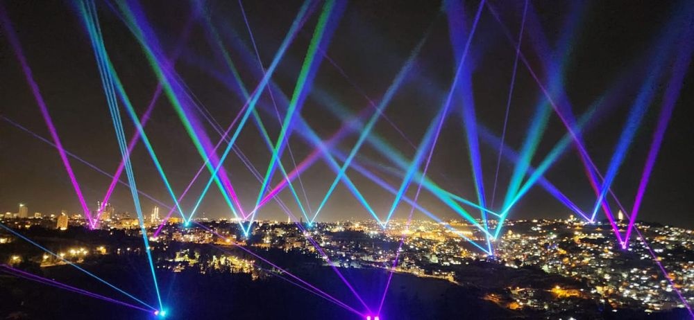 photo of High LIGHT JLM: a show in the sky