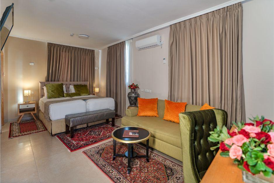 Rooms at the Jerusalem Sephardic House Hotel